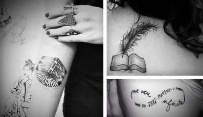 Poglej kakšne tattooje imajo strastni ljubitelji knjig